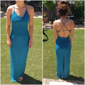 A beautiful sparkly beated dress